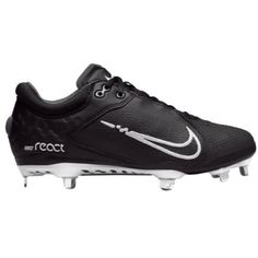 the nike vapor soccer shoe is black and white