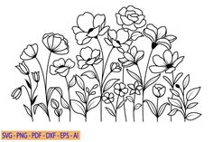 Watercolor Whimsy, Svg Flowers, Cheap Stamps, Poppy Drawing, Embroidery Lessons