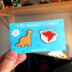 custom enamel pins no minimum Nugget Sauce, Enamel Pin Collection, Bag Pins, Pretty Pins, Cool Pins, Sticker Patches, Dessin Adorable