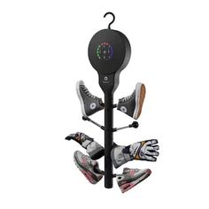 an image of a skateboard holder with shoes on it