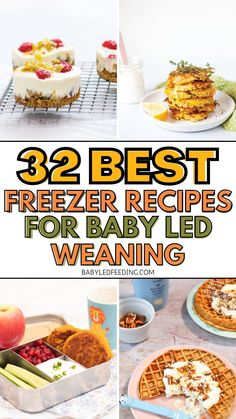 32 best freezer recipes for baby led weaning, including waffles