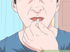 How to Get Rid of a Sore Throat Quickly (with Pictures) - wikiHow Cat Tshirt Design, Strep Throat, Natural Health Care