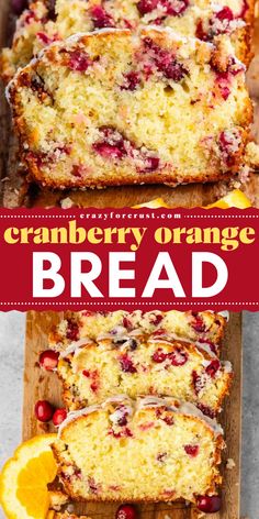 Cranberry Orange Bread is an easy quick bread recipe that’s soft and moist with tons of orange flavor. It’s bursting with fresh cranberries and a delicious orange glaze on top! Cranberry Orange Breakfast, Cranberry Orange Bread Recipe, Orange Cranberry Bread, Orange Bread Recipe, Easy Quick Bread, Cranberry Walnut Bread, Cranberry Bread Recipes, Orange Breakfast, Orange Bread