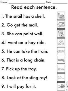 the worksheet for reading and writing sentences in english or spanish with pictures