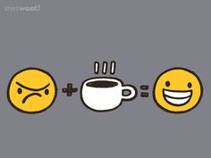 two coffee mugs with faces drawn on them, one is crying and the other has an emoticive expression