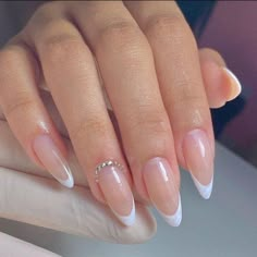 Bridal Nails Designs, Engagement Nails, Elegant Nails, Classy Nails, Dream Nails, Pretty Acrylic Nails, Chic Nails, Nude Nails, Wedding Nails