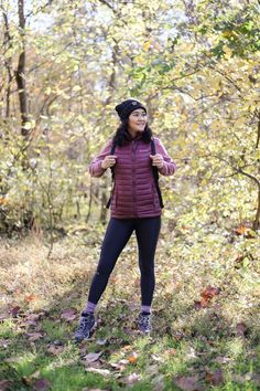 Fall Hiking Outfit Idea - SimplyChristianne Foldable Backpack, Take A Hike, Fleece Sweater, Sunny Days, Lifestyle Blog