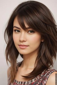 medium length layered haircuts Trendy Long Hairstyles, Medium Length Layered Haircuts, Fine Hair Cuts, Long Hairstyles For Women, Woman Photos, Medium Length Layers, Mom Hair, Haircut 2024, Hairstyles For Women Over 50