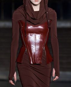 2022 Runway, Dark Queen, Dion Lee, Winter 2022, Material Girls, Costume Design, Elegant Fashion, Color Combos, Peplum Dress