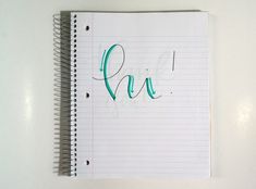 a notepad with writing on it and the word fun written in cursive ink