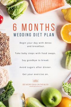 wedding diet plan 6 months before the wedding diet plan Diet Cleanse, Ketogenic Diet Plan, Diet Vegetarian, Diet Keto, Diet Meal Plans, Detox Diet