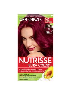 Merlot Hair Color, Pelo Color Vino, Raspberry Hair, Red Hair Outfits, Exotic Hair Color, Garnier Hair Color, Hair Color Brands, Hair Red, Haircuts For Medium Hair