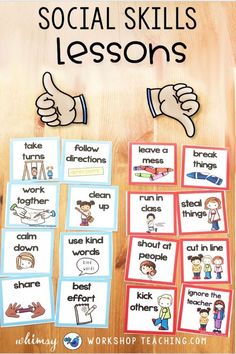 the social skills lesson for children to use on their own worksheets and activities