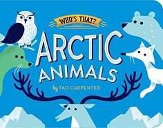 an image of arctic animals on the cover of a children's book