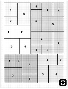 the square puzzle is shown in black and white with numbers on each side, as well as