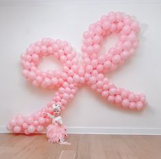 Celebrate your loved ones with our fancy pink bow balloon garland kit (other colors available) EASY AND FUN! - This balloon garland kit contains the same color latex balloons as what is pictured but we have many other colors available if requested Included In Every Kit: Latex balloons in the pink shade as pictured  Step by step instructions for how to assemble the garland.  garland wire  high quality balloon pump Average assembly time is around 2 hours .  Once assembled as shown in the listing p Mailbox Birthday Decor, Ballerina Balloon Decoration, Coquette Balloon Arch, Pink Bows Birthday Party, Bow Themed Party Decor, Pink Bow Balloon Arch, Pink Bow Birthday Party Decorations, Bow Balloon Garland, Pink Bow Theme Party