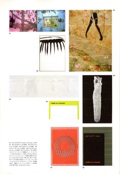 an article in the art book, with images and text