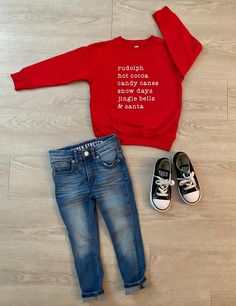 Christmas Outfit Funny, Toddler Christmas Outfit, Christmas Toddler, Cricut Designs, Toddler Christmas, Trendy Kids, Cricut Machine, Holiday Shirt