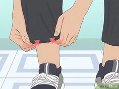 How to Tie Long Pants: 9 Steps (with Pictures) - wikiHow Rubber Band Pants Hack, Long Pants Hack, Pants Too Long Hack, Baggy Sweatpants, Jogging Pants, Refashion Clothes, What Can I Do