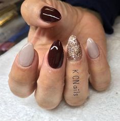 3 Color Fall Nails, Nail Color That Matches Burgundy Dress, Cabernet Nails Design, Nails To Go With A Wine Color Dress, Simple Fall Nails Short Acrylic, Maroon Bridesmaid Nails, Almond Nails Fall Colors Art Designs, Nails To Match Maroon Dress, Nails For A Maroon Dress