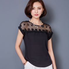 Cheap Blouses, Fashion Tops Blouse, Mode Casual, Trendy Clothes For Women, Chiffon Blouse, Casual Summer Dresses, Women's Summer Fashion, Blouse Styles, Shop Blouses