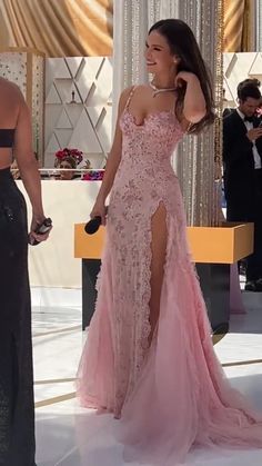 Pink Long Prom Dresses, Prom Dresses Long Pink, Prom Inspo, Prom Queen, Looks Party, Queen Dress