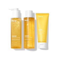 Clear Collective Trio | Hero Cosmetics Mighty Patch, Jelly Cleanser, Feeling Alive, Skincare Packaging, Exfoliating Cleanser, Facial Toner, Spf Sunscreen, Daily Moisturizer, Foam Cleanser