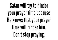 Prayer Times, Dont Stop