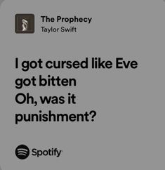 a twitter post with the caption'i got cursing like eve got bitten oh, was it punisment? '