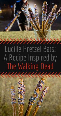 the walking dead pretzel bats recipe inspired by lucile pretzel bats