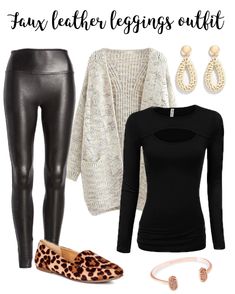 Envy Clothing, Leather Pants Outfit, Streetstyle Outfit, Leather Pants Women, Fall Clothing, Casual Fall Outfits