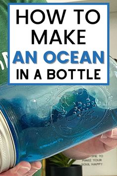 Make ocean waves inside a jar with water, baby oil, and food coloring. Ocean Crafts For Kindergarten, Ocean Birthday Activities, Under The Sea Science Experiments, Ocean School Project, Diy Ocean Crafts, Ocean Experiments For Kids, Ocean Science Experiments For Kids, Ocean Stem Activities For Kids, Aquarium Activities For Kids