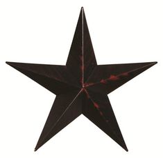 a red wooden star on a white background