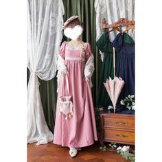 A Rococo-style dress reminiscent of an 18th century French queen. It has a distinctive long length and is decorated with lace embroidery on the neckline and waist. An elegant design that is loved over time. Try creating an elegant and glamorous atmosphere. 
 

 

 
 
 Item 
 
 Long length 
 Standard length 
 
 
 Size 
 
 
 
 
 
 
 Long length 
 
 XS size 
 
 Length: 135cm 
 Bust: 82cm 
 Under bust: 72cm 
 Waist: 62cm 
 
 S size 
 
 Length: 135cm 
 Bust: 86cm 
 Underbust: 76cm 
 Waist: 66cm 
 
 M Elegant Pink Costume Dress, Pink Vintage Victorian Dress For Fancy Dress, Pink Vintage Style Dress For Wedding, Elegant Pink Gown For Costume, Regency Style Medieval Ball Gown, Princess Style Vintage Dress For Wedding, Elegant Victorian Dress With Empire Waist For Costume, Elegant Empire Waist Costume Dress, Pink Victorian Ball Gown For Fancy Dress