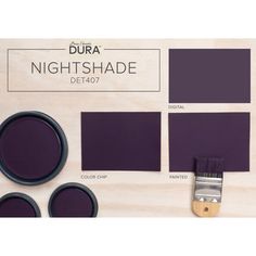 the dura nightshade color is shown in shades of purple