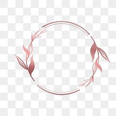 a pink circle with leaves on the bottom, transparent background png and psd