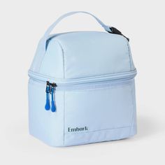 Carry your lunch in convenient style in this Dual-Compartment Classic Molded Lunch Bag from Embark™️. Crafted from 100% recycled polyester in a solid hue, this lunch bag features a dome-like structure with a main compartment that offers plenty of space for different foods and beverages. Plus, a mesh zippered compartment comes in handy for carrying small utensils, condiment sachets, tissue papers and more. Secured by a zipper closure, this 5-liter lunch bag features a name tag on the inside, while a tote handle makes it easy to carry. Embark™: Find Wonder As You Wander Lunch Box Cute Aesthetic, Lunch Bags Aesthetic, Cute Lunch Boxes For Teens, Aesthetic Lunch Bags, Lunch Box Aesthetic, Lunch Boxes For School, North Face Borealis Backpack, Cute Backpacks For School, Borealis Backpack