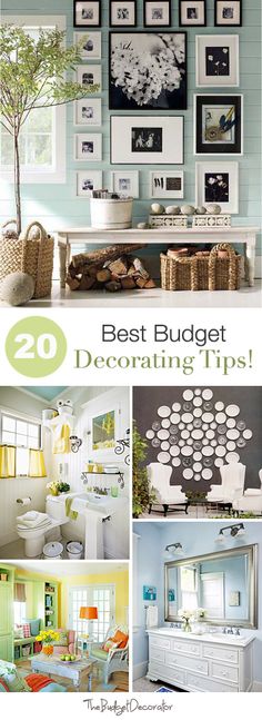 the top 20 best budget decorating tips