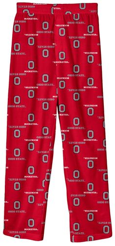 Design Elastic waist, full-length sleep pants Relaxed fit Style and Team Spirit All-over design Additional Details Fits Youth Sizes: 4-7 Machine washable Officially licensed product Ohio State Buckeyes Quotes, Ohio State Buckeyes Crafts, Ohio State Colors, Ohio State Michigan, Buckeye Crafts, Ohio State Gifts, Buckeye Nation, Ohio State Buckeyes Football, Ohio Wedding Venues