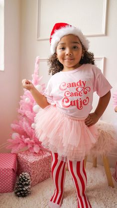 Girl Holiday, Elle Fashion, Christmas Shirts For Kids, Kids Christmas Outfits, Girls Christmas Outfits, Kids Holiday