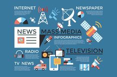 the news and media info graphic