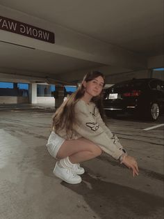 Parking Garage Aesthetic, Night Time Photoshoot, Photoshoot Streetwear, Garage Aesthetic, Time Photoshoot, Street Photoshoot, Butterfly Art Painting, Parking Garage, Instagram Inspo