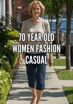 Old Women Fashion, 70 Year Old Women Fashion, 70 Year Old Women, Older Women Fashion, Summer Hairstyles For Medium Hair, Short Hair Over 60