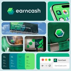 an advertisement for earn cash on the phone