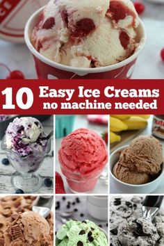 10 easy ice creams no machine needed to make them at home or in the kitchen