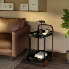 a living room with a couch, chair and coffee table