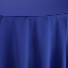 a blue table cloth is shown in this image