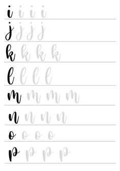 the letters are lined up and ready to be used in this printable worksheet