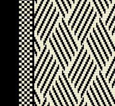 a black and white checkered pattern with squares in the middle, on a black background