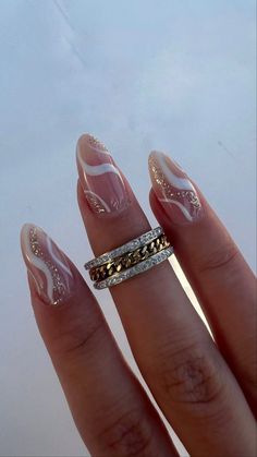 Nye Nails, New Years Eve Nails, January Nails, Formal Nails, Light Elegance, Nails 2021